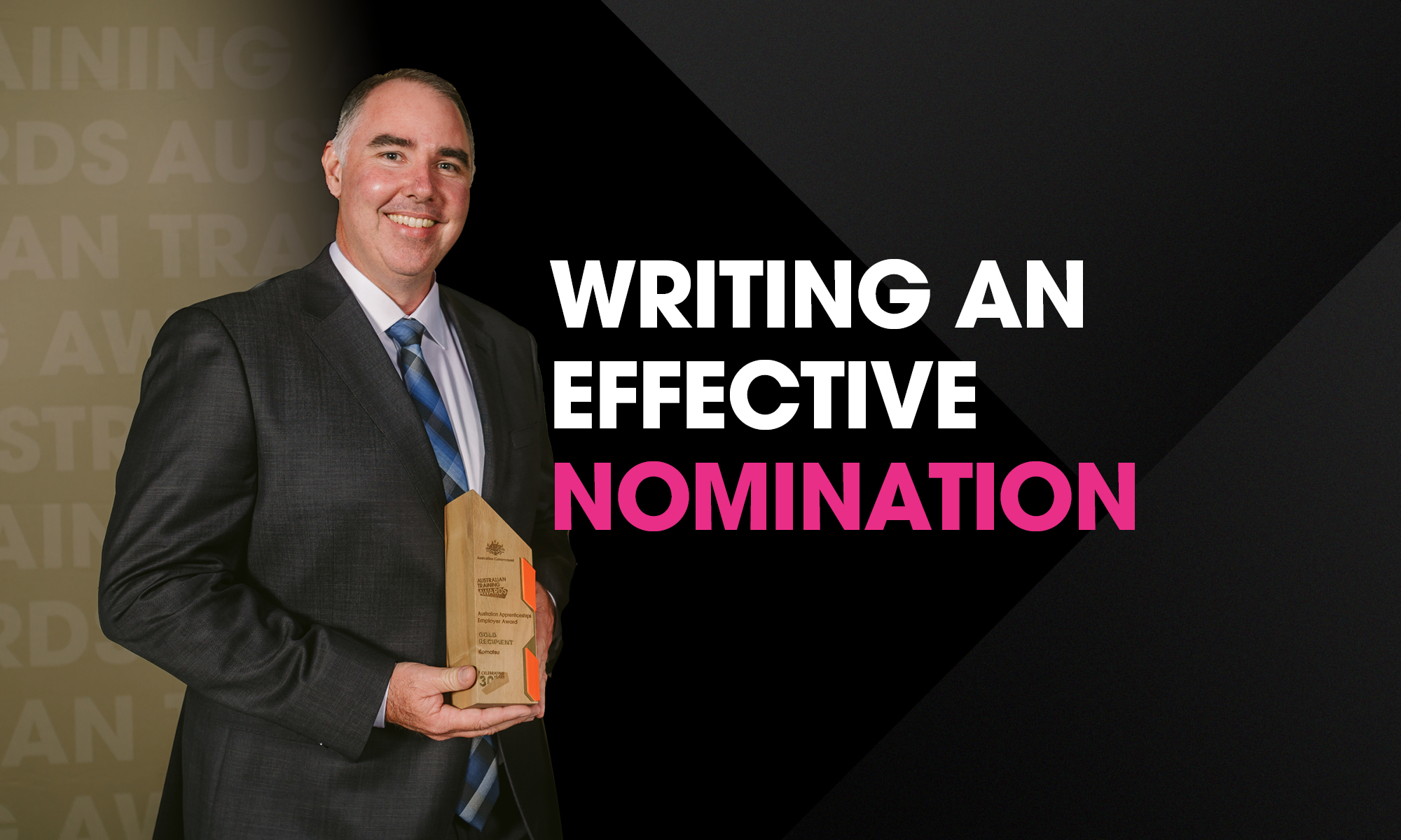 Writing an effective nomination website banner